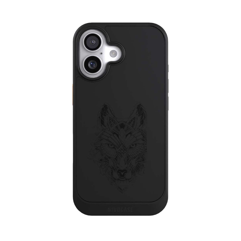 iPhone 17 NIVOcore Wolf Mandala ohne Hintergrund