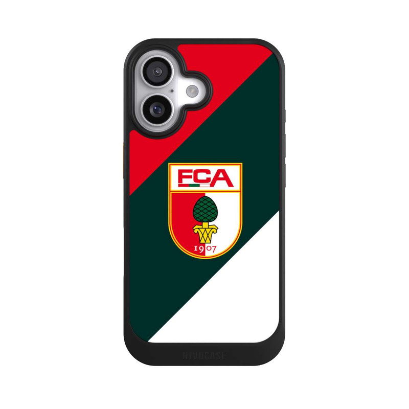 iPhone 17 NIVOcore Weiß-Rot-Gestreift - FCA
