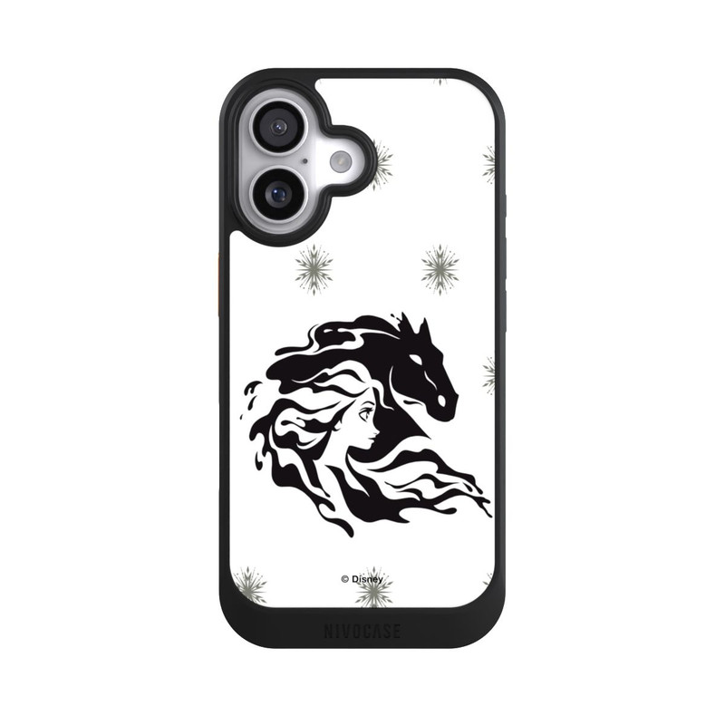 iPhone 17 NIVOcore Elsa Waterhorse Eiskönigin 2 black and white