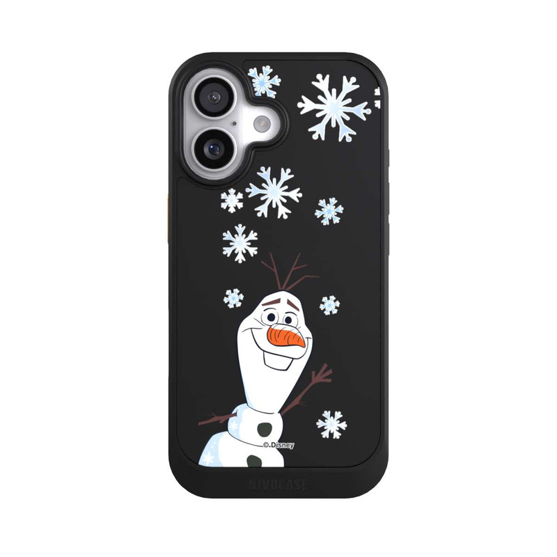 iPhone 17 NIVOcore Disney Eiskönigin Olaf waving closeup
