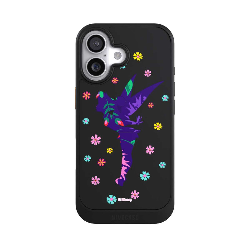 iPhone 17 NIVOcore La Fée Clochette Fleurs Transparent