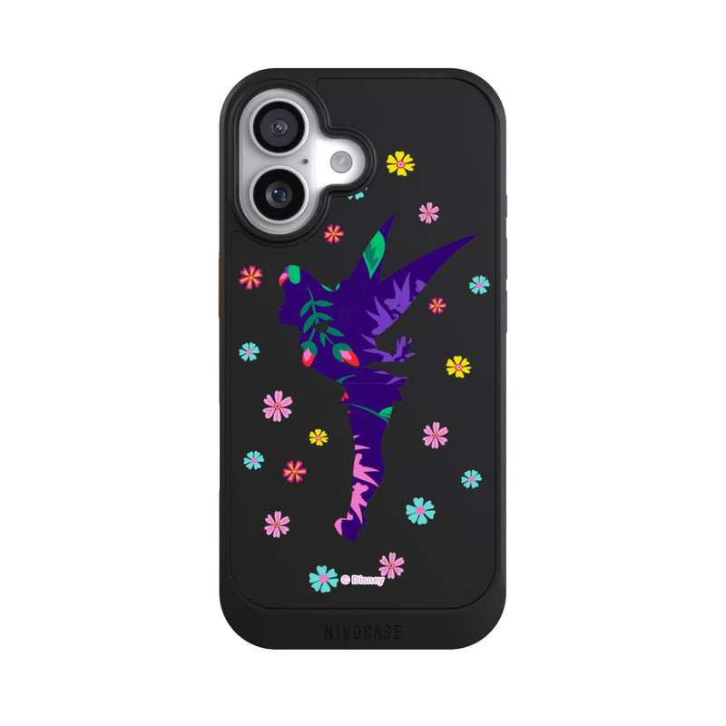 iPhone 17 NIVOcore La Fée Clochette Fleurs Transparent