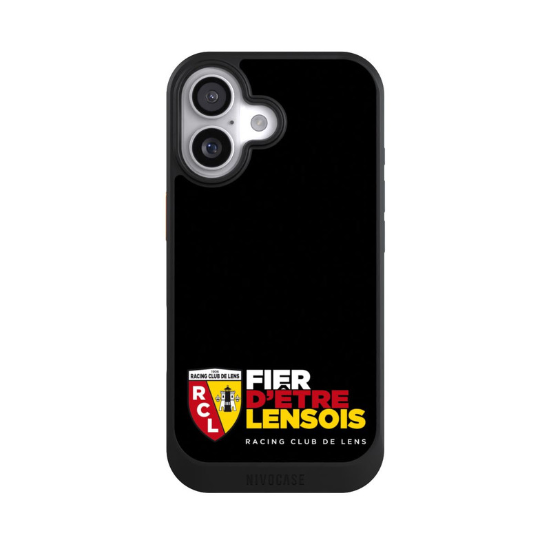 iPhone 17 NIVOcore RC Lens Logo en bas Noir