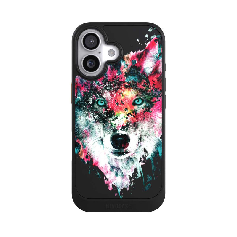 iPhone 17 NIVOcore Wölfe transparent