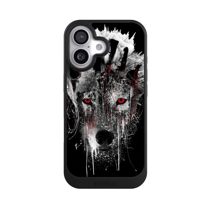 iPhone 17 NIVOcore Loup aux yeux rouges