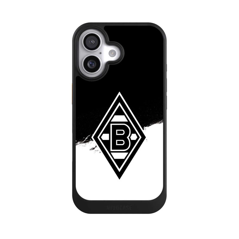 iPhone 17 NIVOcore Borussia Scratch Schwarz-Weiss