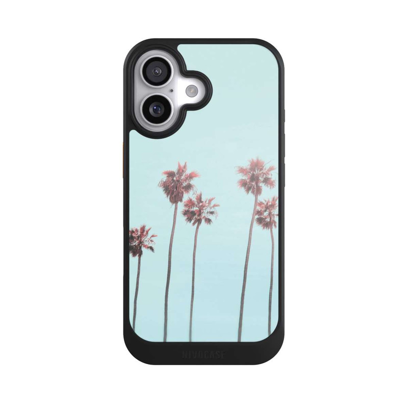 iPhone 17 NIVOcore Paradis des palmiers de plage rose