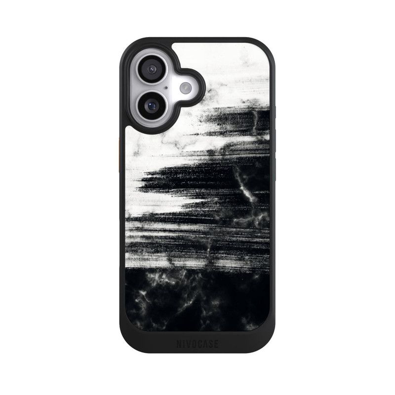 iPhone 17 NIVOcore Gebürsteter monochromer Stein