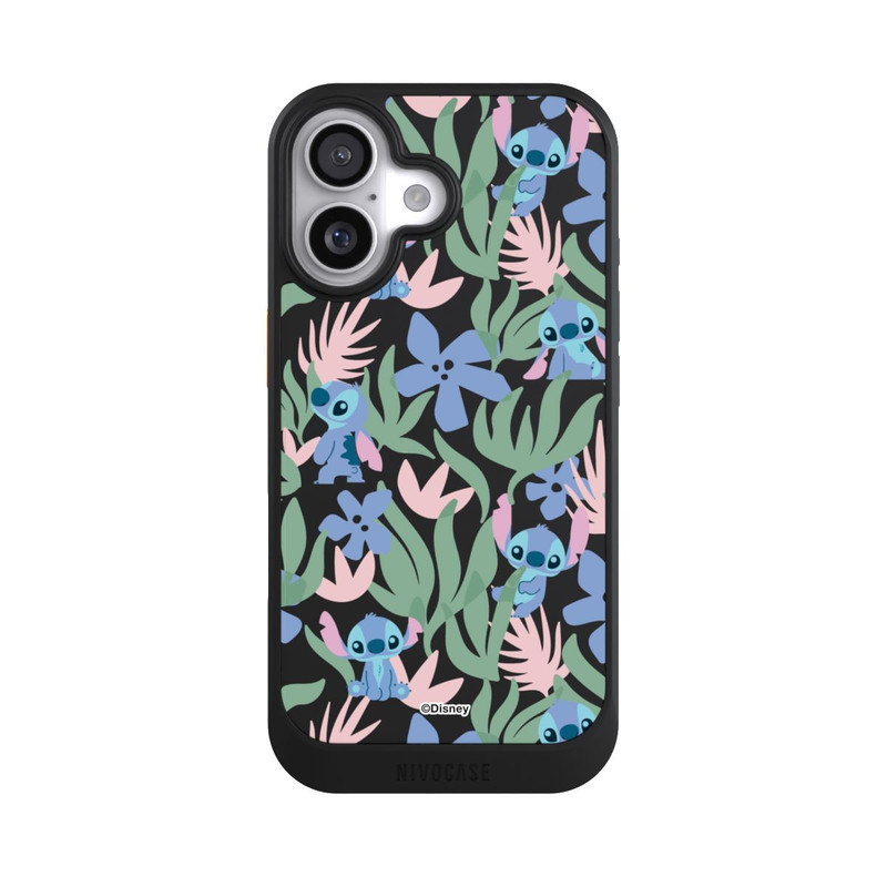 iPhone 17 NIVOcore Floral Pattern Stitch Transparent