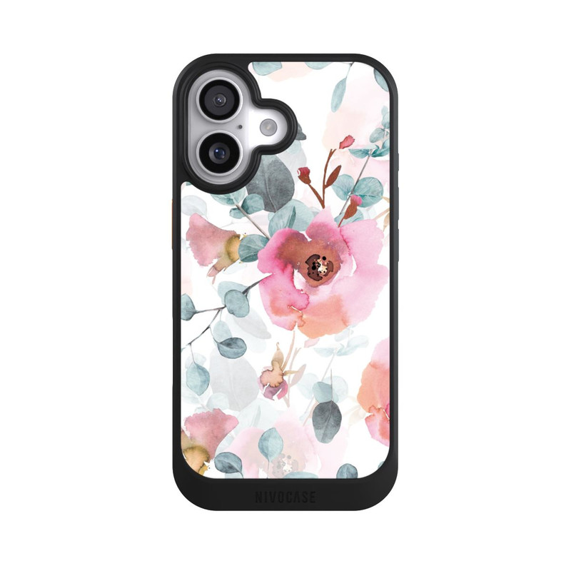 iPhone 17 NIVOcore Papier Peint Fleur Aquarelle