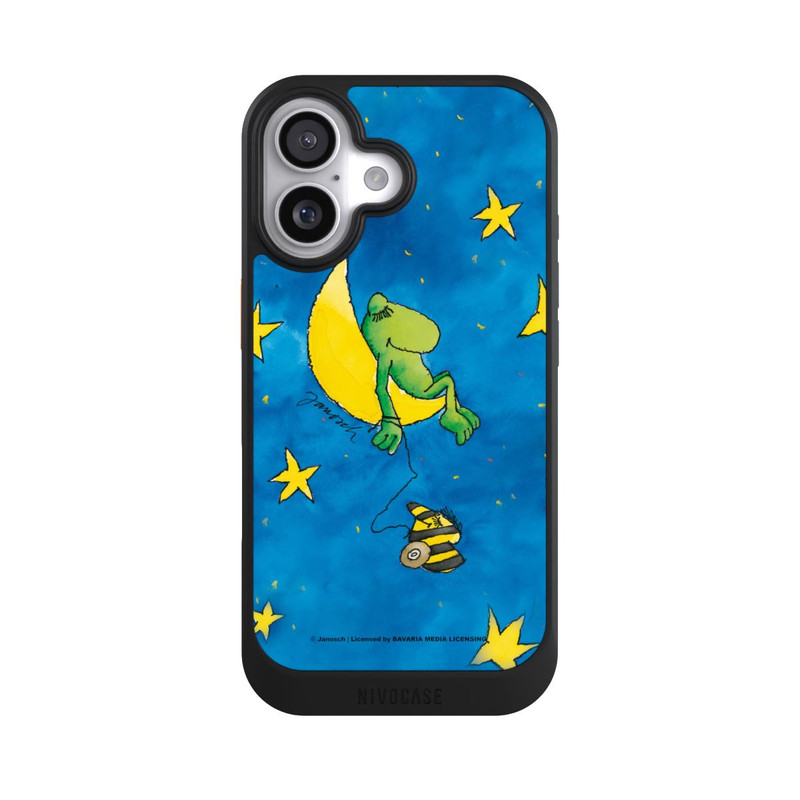iPhone 17 NIVOcore Frosch und Tigerente Nachtbild