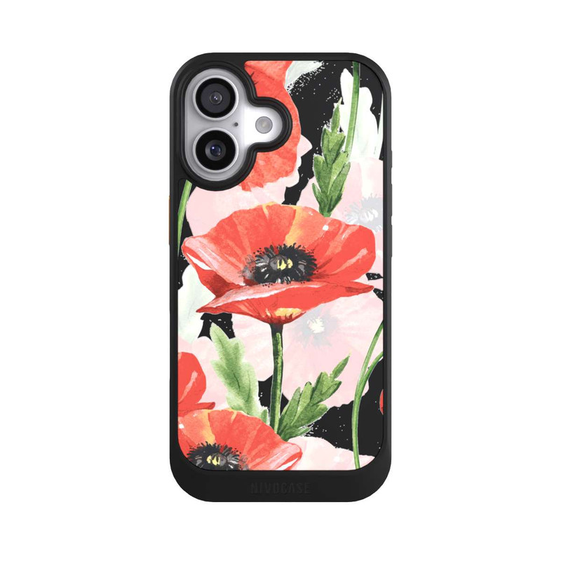 iPhone 17 NIVOcore Üppige Mohnblüten Wiese
