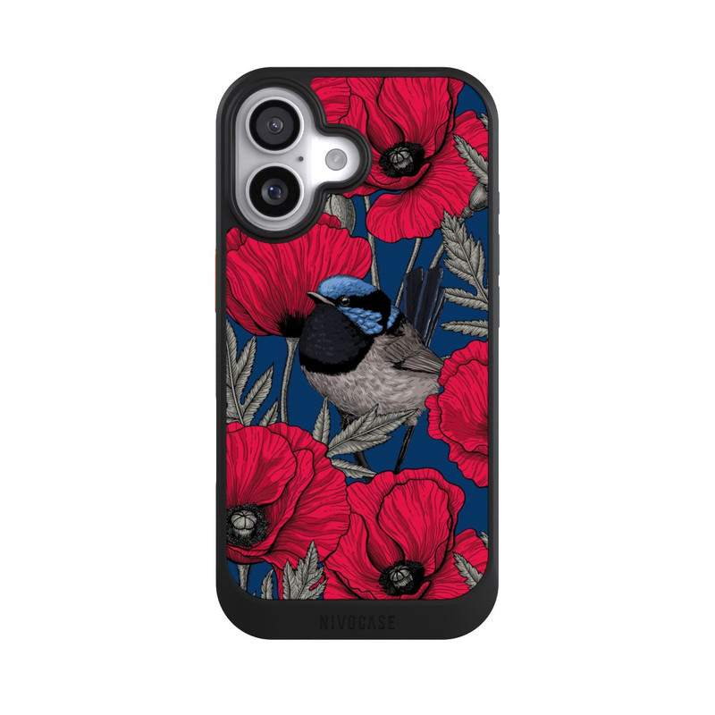 iPhone 17 NIVOcore Grimpereaux et coquelicots 2