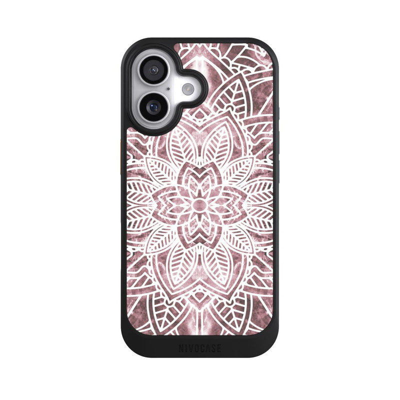 iPhone 17 NIVOcore Blush Marmor Mandala