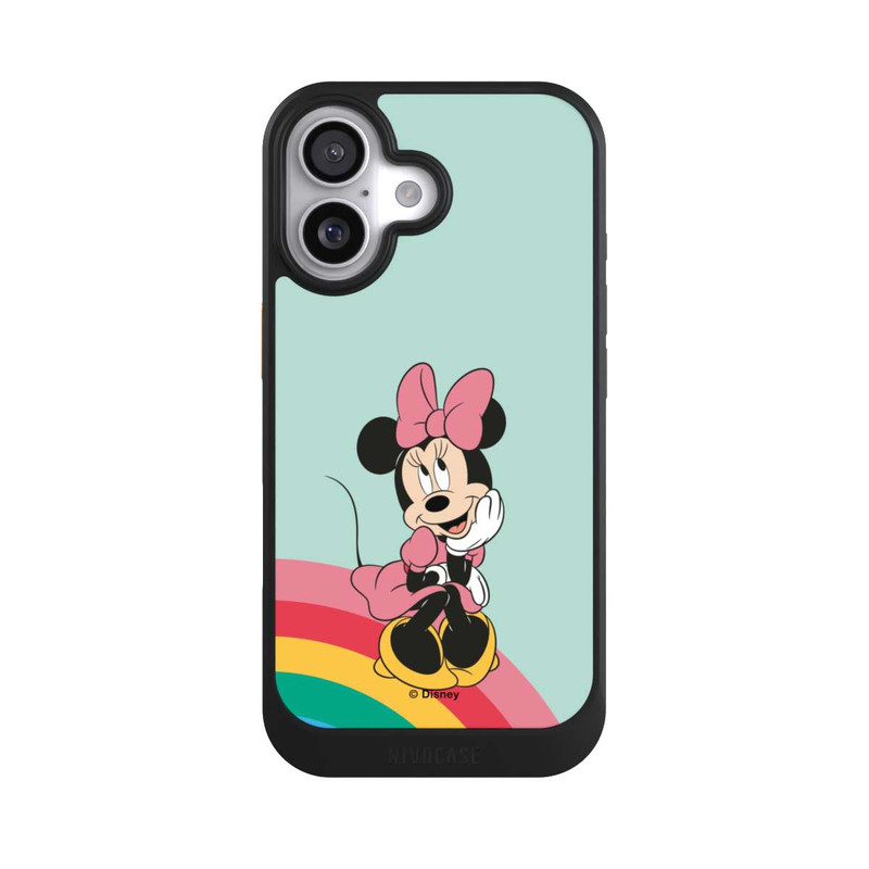 iPhone 17 NIVOcore Minnie Regenbogen Portrait