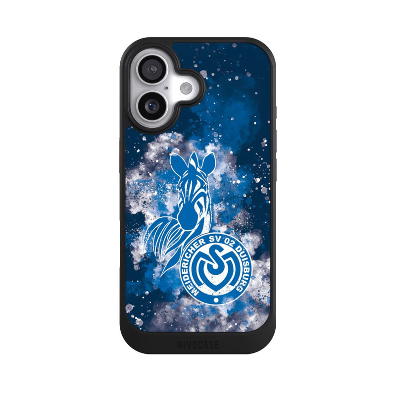 iPhone 17 NIVOcore Aquarell Zebra MSV