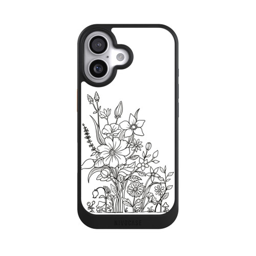 Apple iPhone 17 NIVOcore Flowers Line Art
