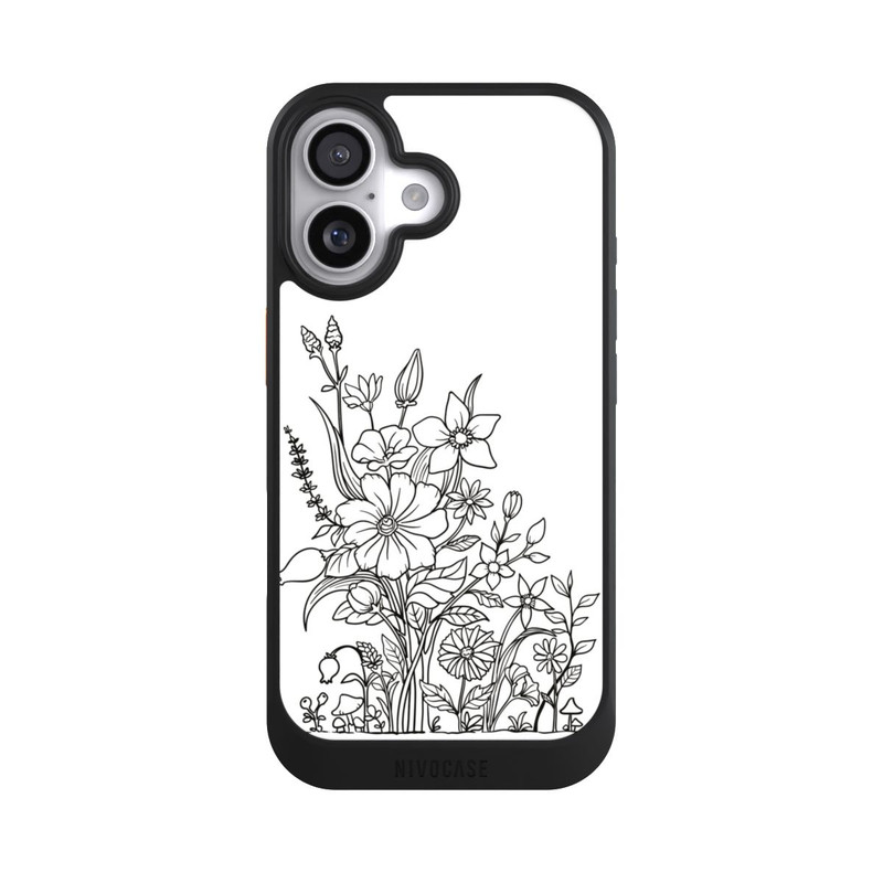 iPhone 17 NIVOcore Flowers Line Art