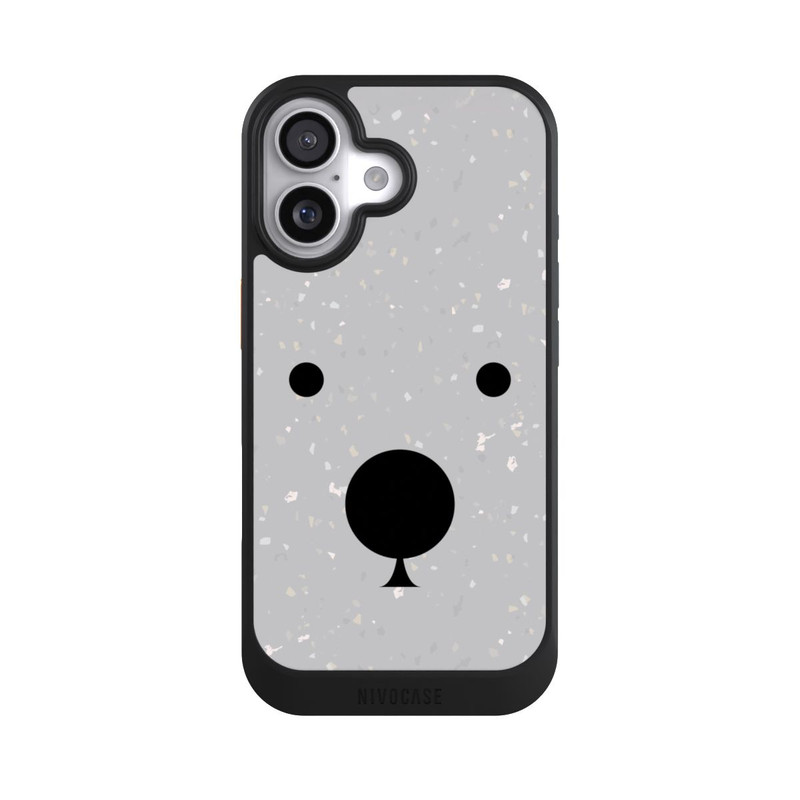 iPhone 17 NIVOcore Gros plan sur l'ours