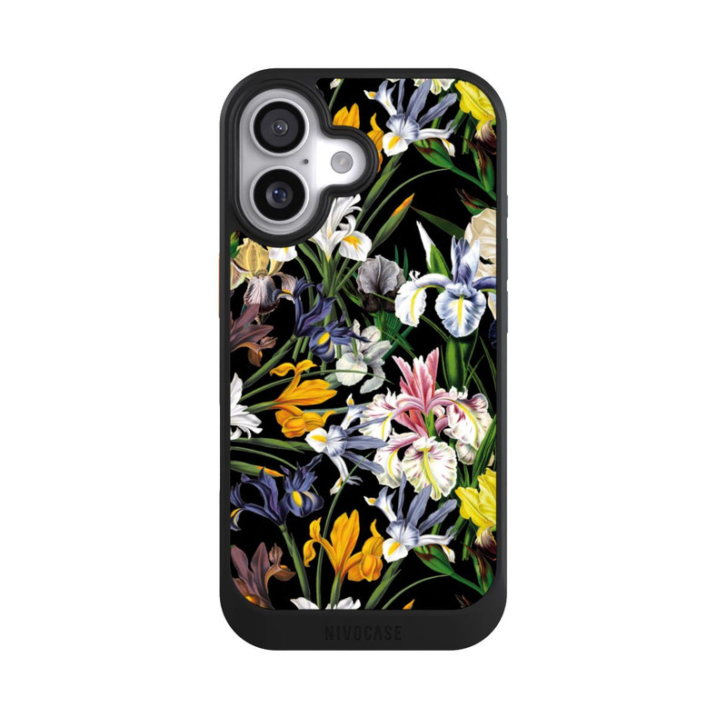 iPhone 17 NIVOcore Fond d'écran de fleurs sauvages sombres