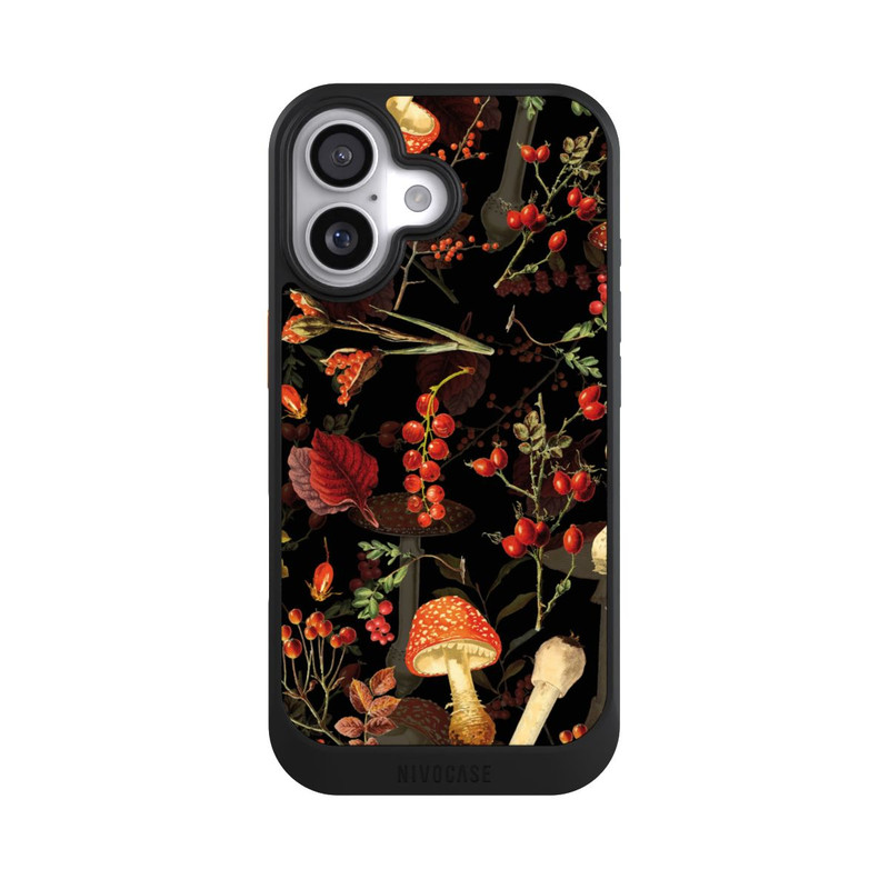 iPhone 17 NIVOcore Motif champignon foncé