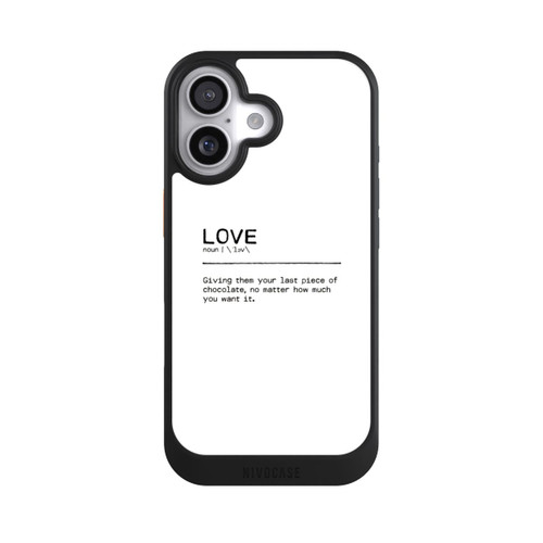  NIVOcore Zitat Love Chocolate (englisch)