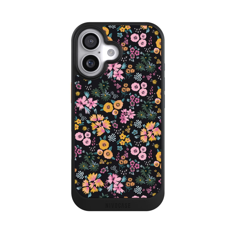 iPhone 17 NIVOcore Little Flowers Multi Black 2
