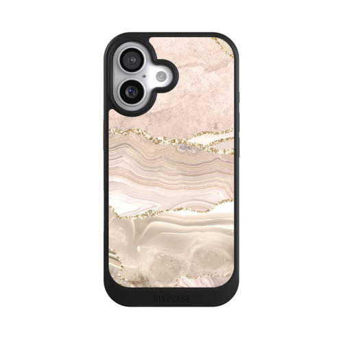  NIVOcore Marmor rosa-goldene Streifen
