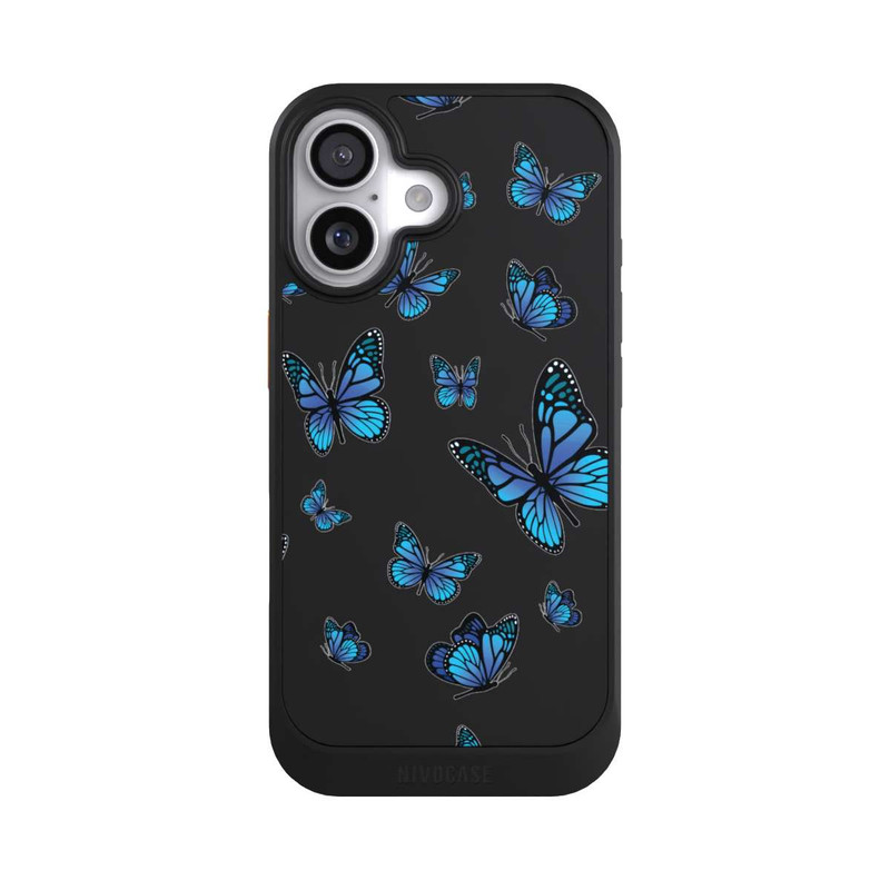 iPhone 17 NIVOcore Schmetterlingmuster Transparent