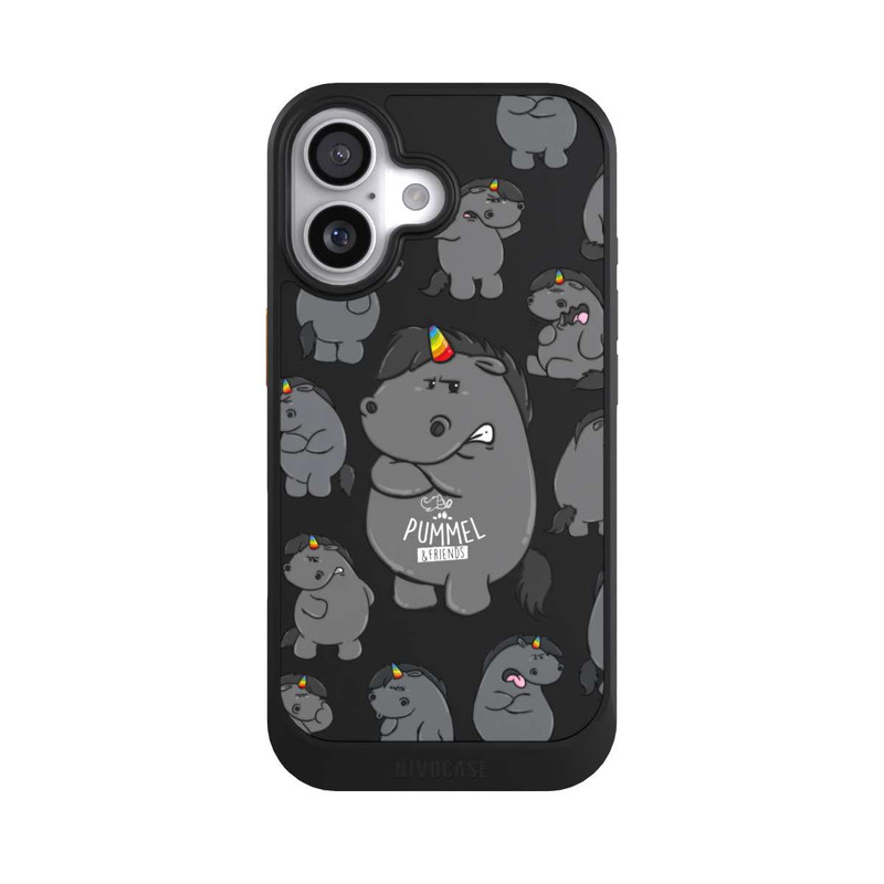 iPhone 17 NIVOcore Grummel Allover Transparent