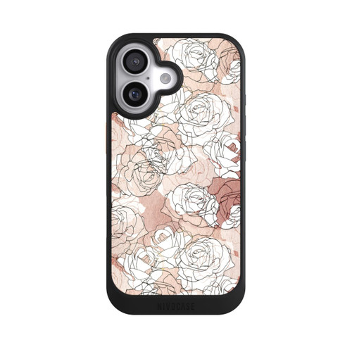  NIVOcore Blühende Rosen Line Art