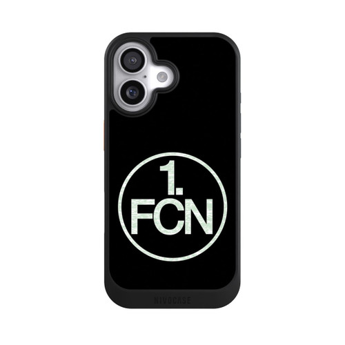  NIVOcore FCN Logo Weiß Hintergrund Schwarz