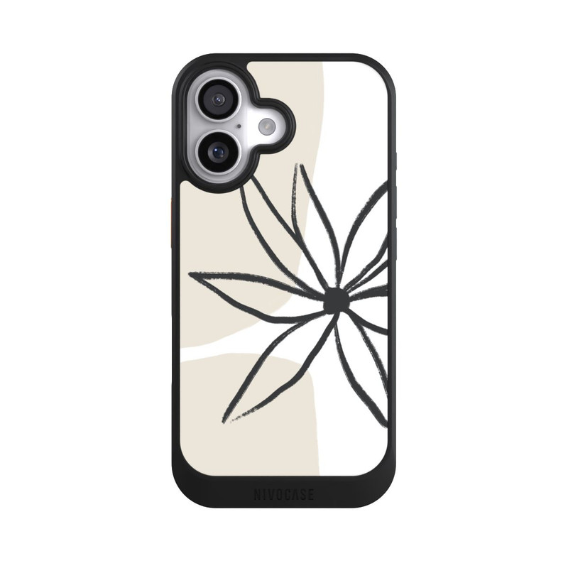 iPhone 17 NIVOcore Blume und Creme
