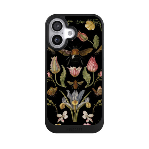  NIVOcore Fleurs Sauvages et Abeilles Fond Noir