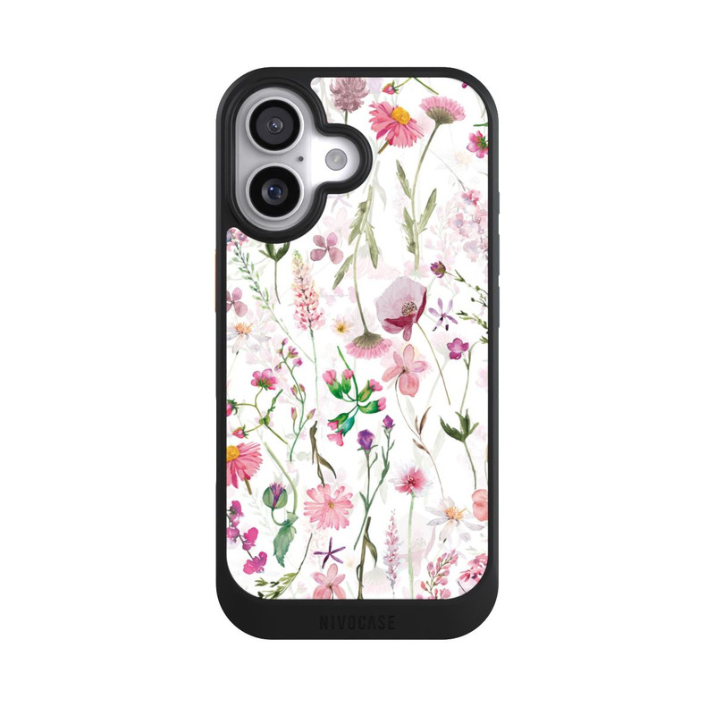 iPhone 17 NIVOcore Rosa Blumenwiese