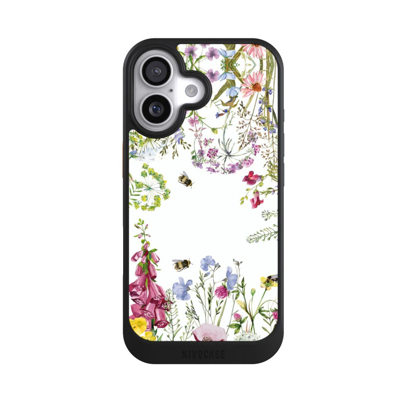 iPhone 17 NIVOcore Cadre de fleurs sauvages des prés d'été