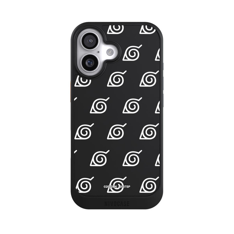 iPhone 17 NIVOcore white Konoha-Pattern Transparent