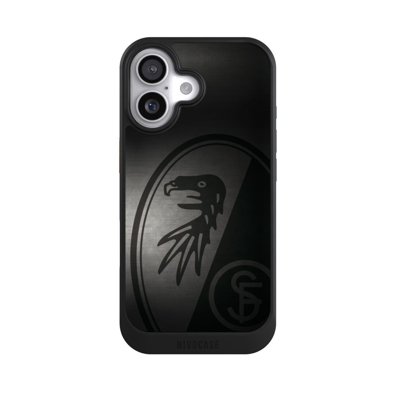 iPhone 17 NIVOcore SC Freiburg Dot Metall Hintergrund