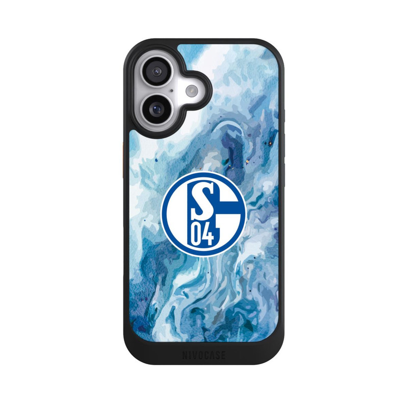 iPhone 17 NIVOcore Schalke 04 Flüssig Blau