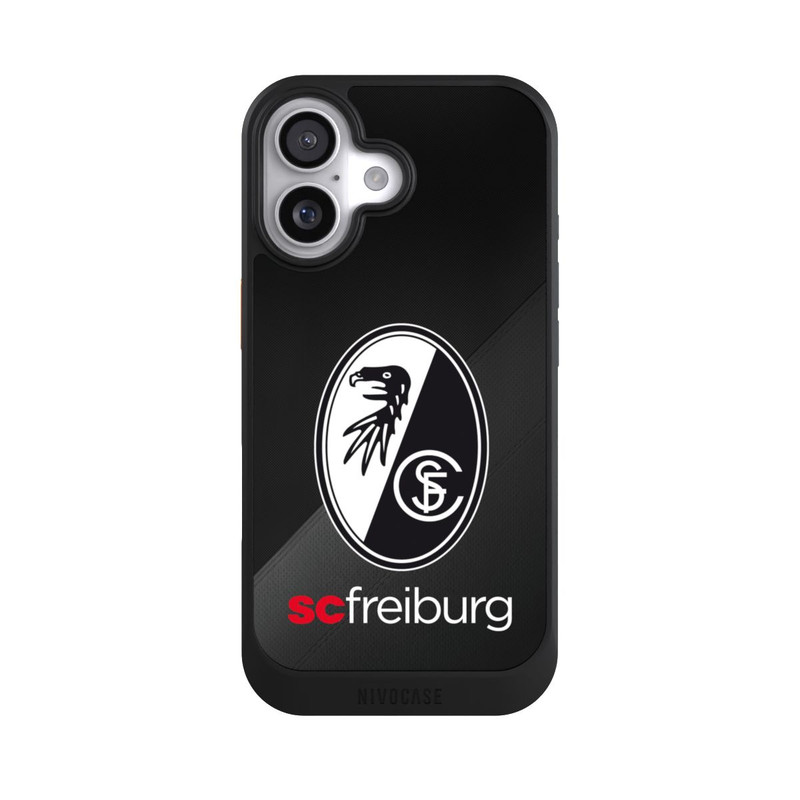 iPhone 17 NIVOcore Zwei Texturen mit dem Schriftzug SC Freiburg