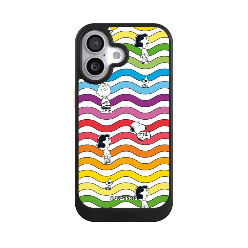 iPhone 17 NIVOcore Snoopy Pattern Arc-en-ciel
