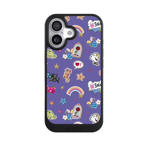 NIVOcore Princess Pattern Purple Disney Princess