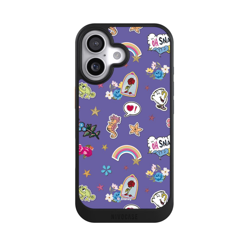 iPhone 17 NIVOcore Princess Pattern Purple Disney Princess