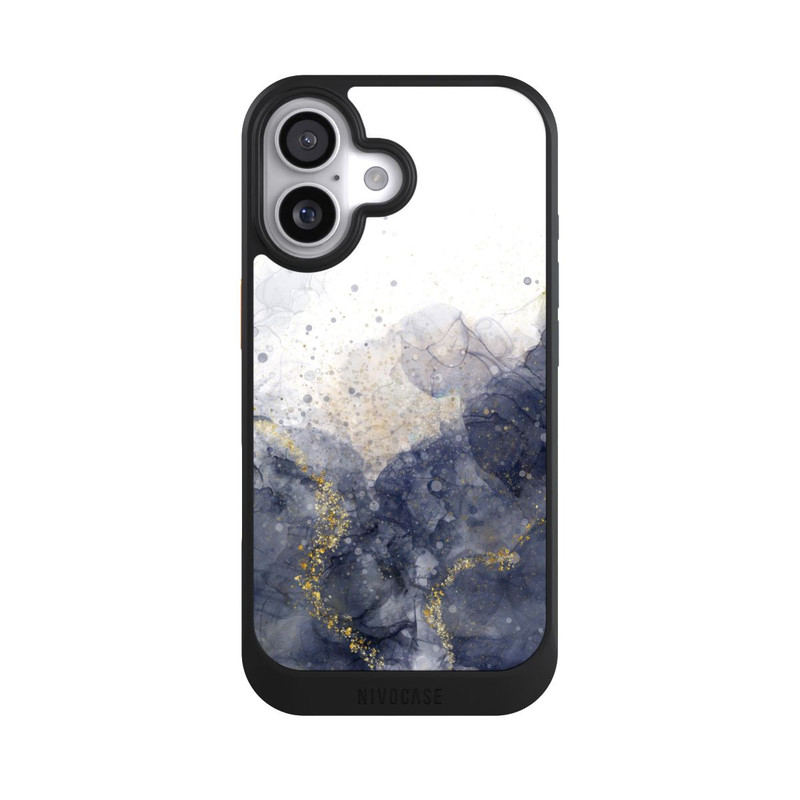 iPhone 17 NIVOcore Encre Alcool Bleue Glamour