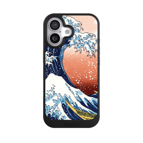 Apple iPhone 17 NIVOcore La Grande Vague de Kanagawa Rouge