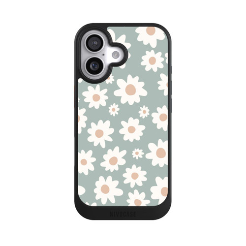  NIVOcore Daisy Flower Seamless Pattern Green