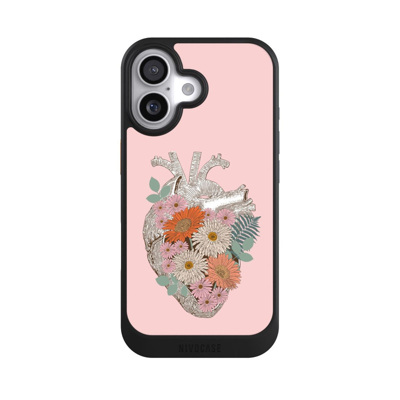 iPhone 17 NIVOcore Cœur Fleuri Vintage
