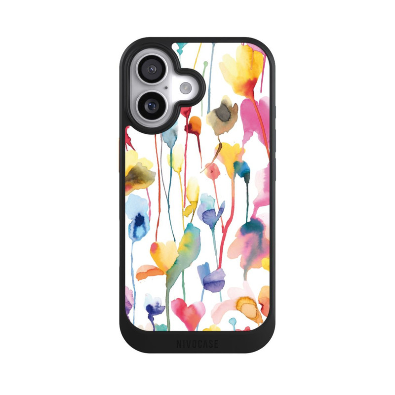 iPhone 17 NIVOcore Watercolor Wild Flowers Coloful