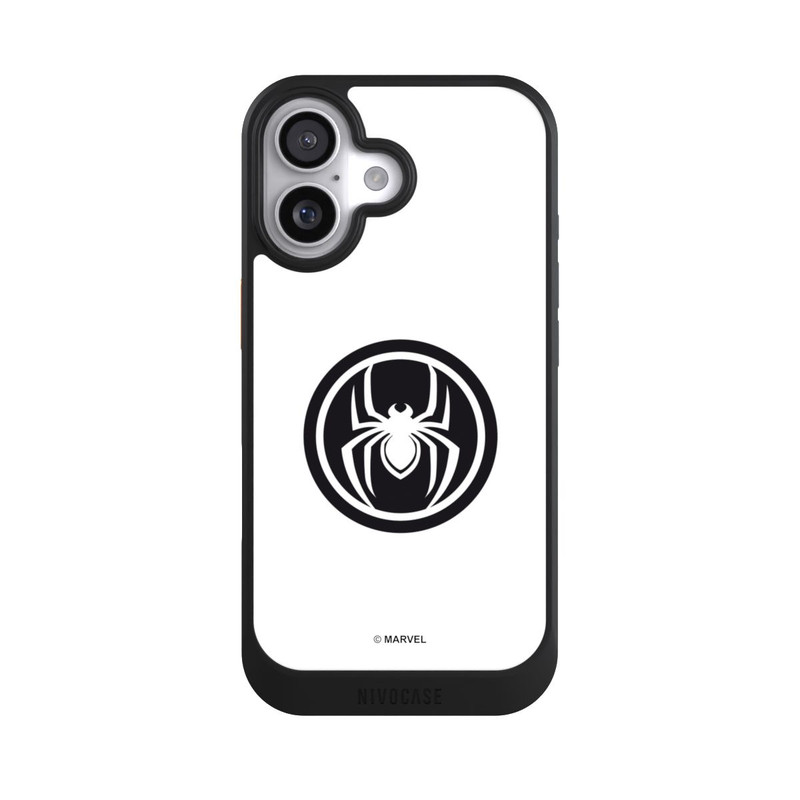 iPhone 17 NIVOcore Spider-Man Spider Logo White