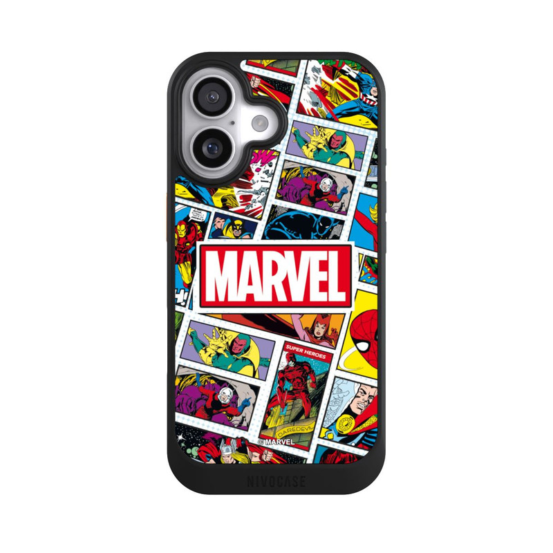 iPhone 17 NIVOcore Marvel Comic Pattern